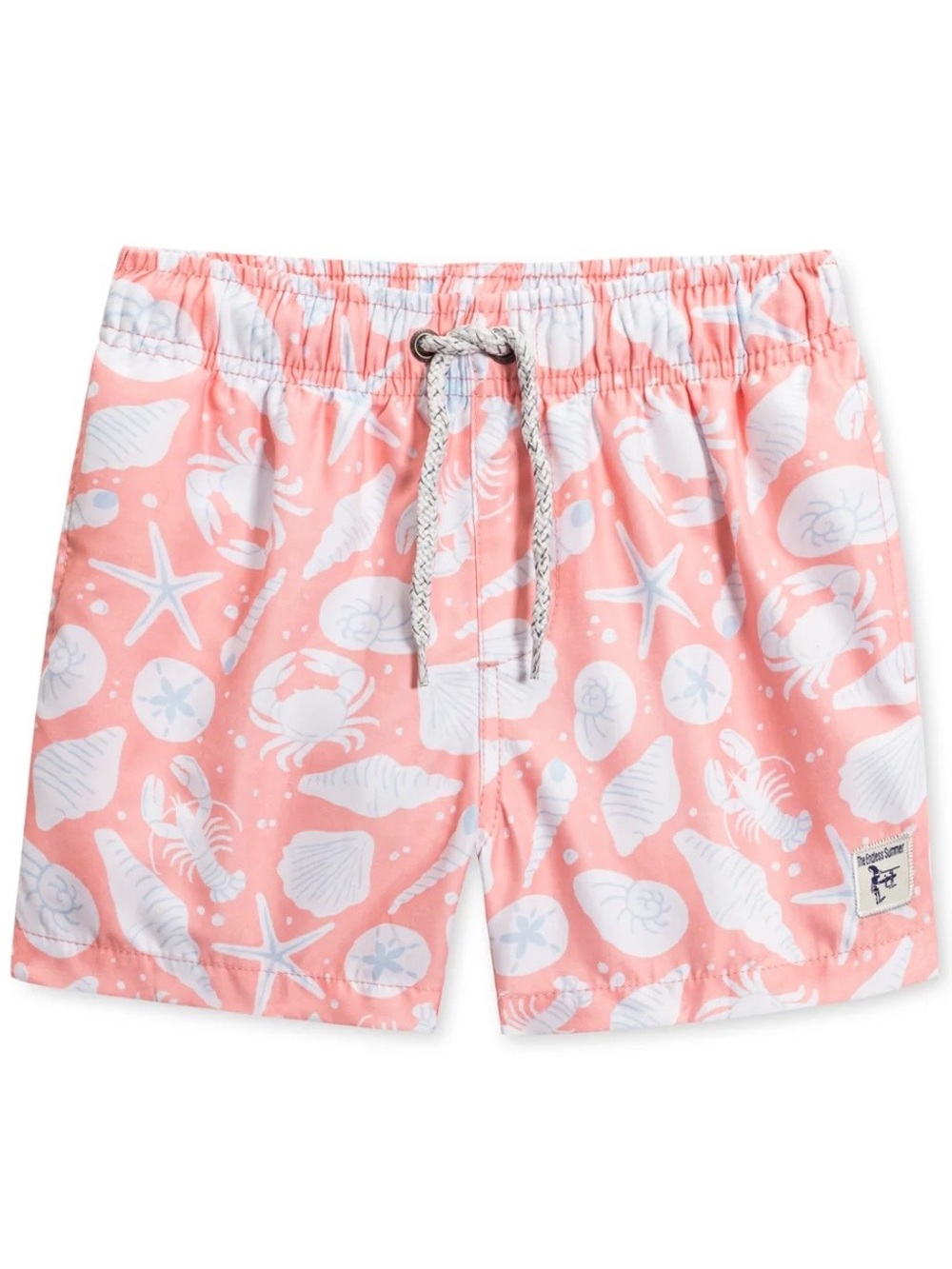 The Endless Summer Boys Coral Shell Print Swim Shorts